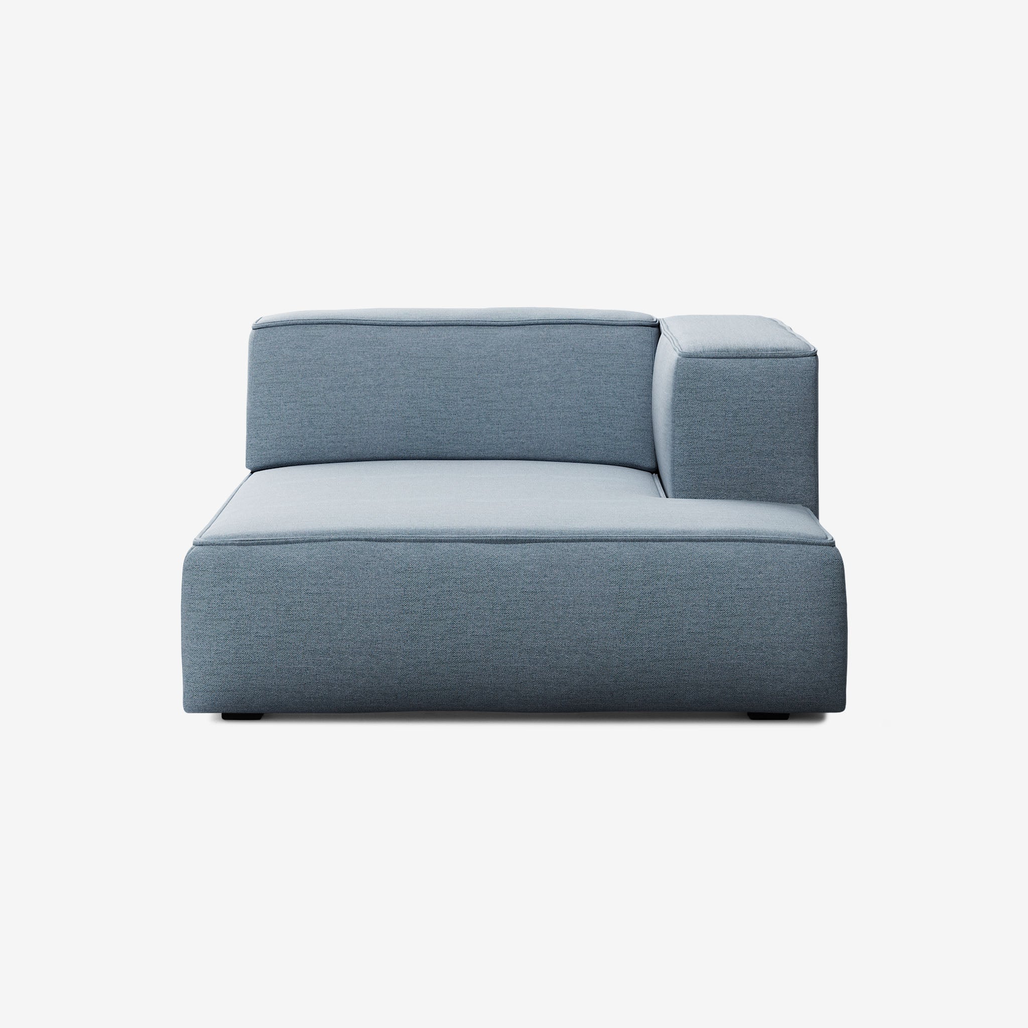 Meester Sofa Divan Rechts Nantes Carbon Sky