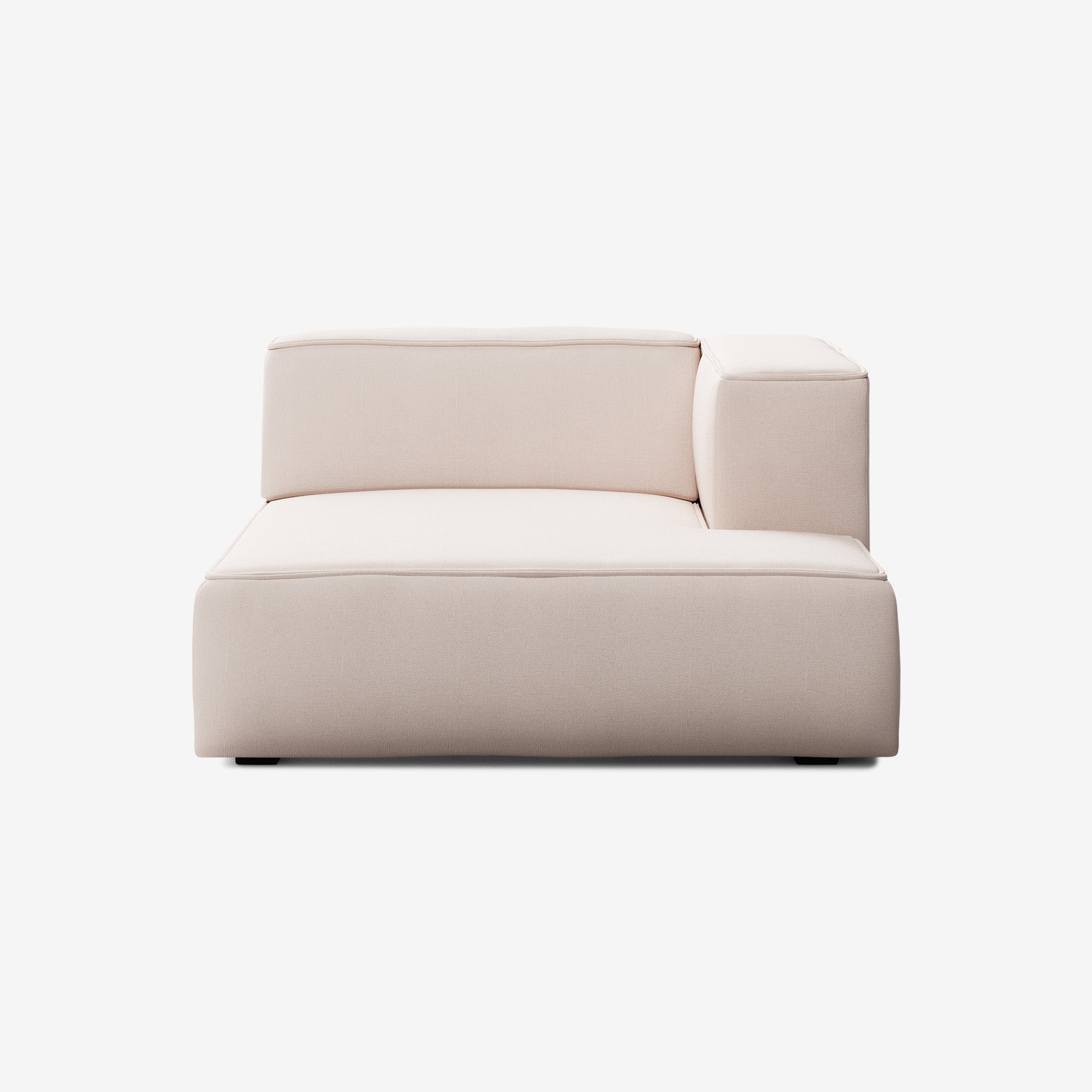 Meester Sofa Divan Rechts Nantes Linen Chalk