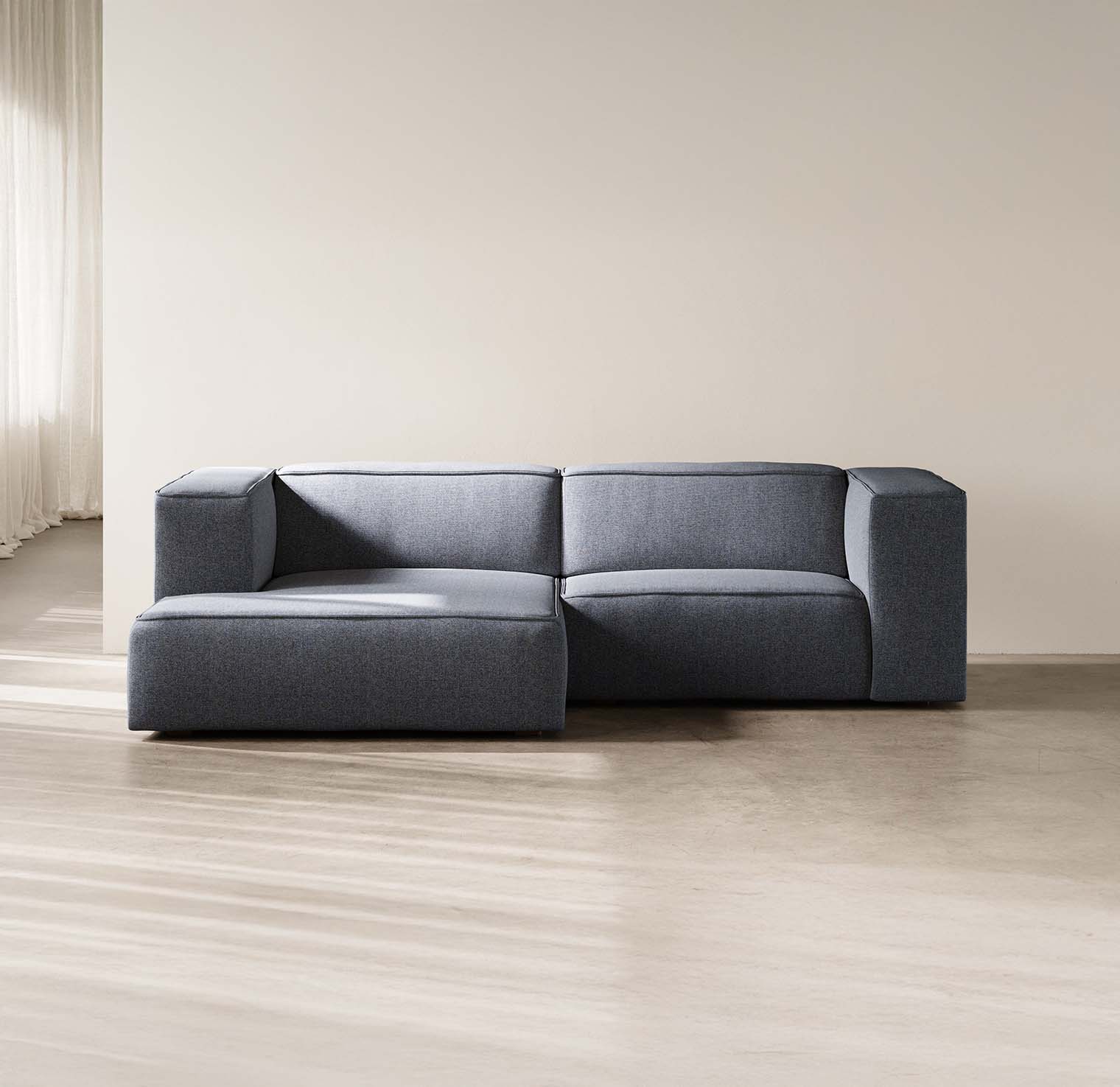 Meester Sofa Heritage Indigo 254x165 cm