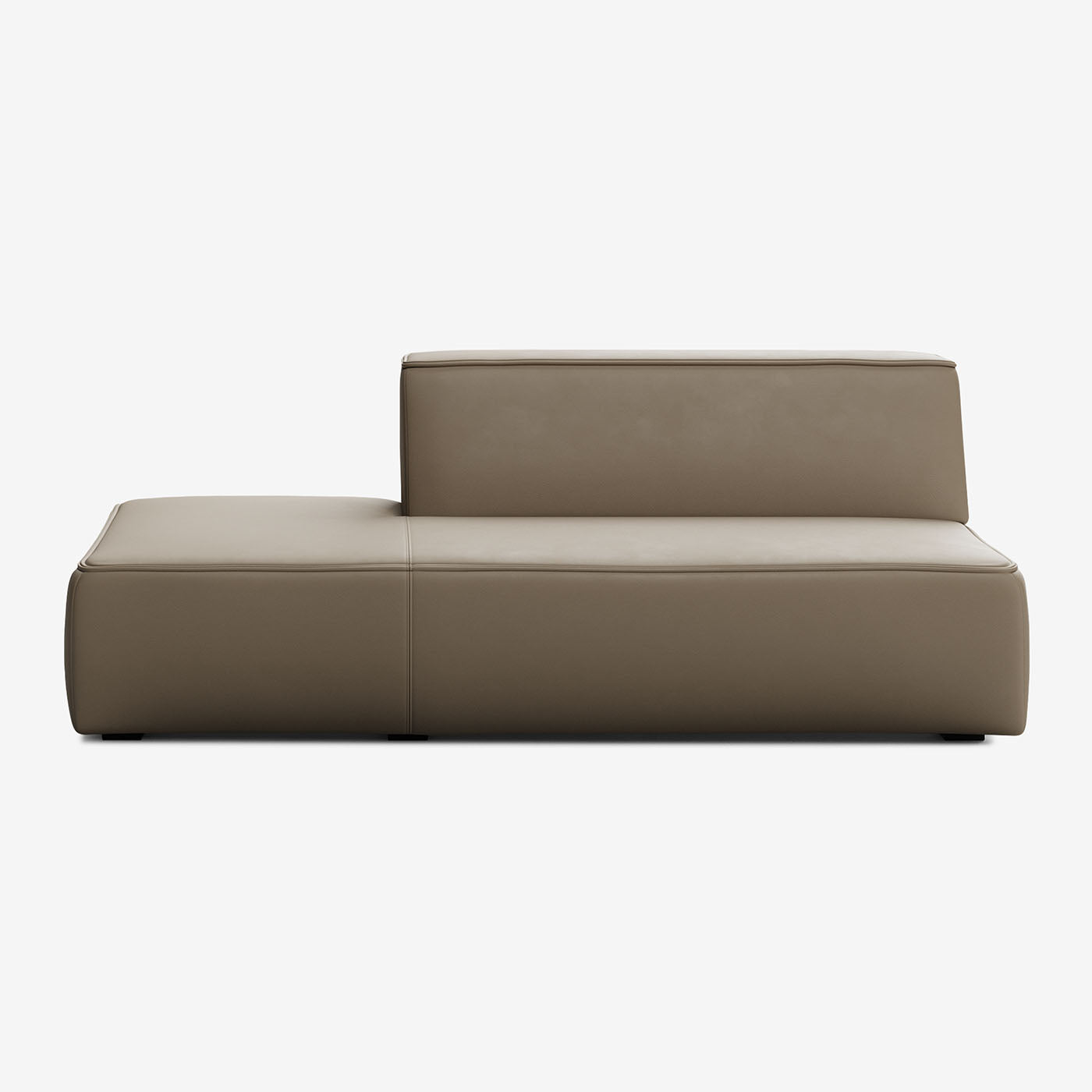 Meester Sofa Lounge Groß Links Leder Truffle