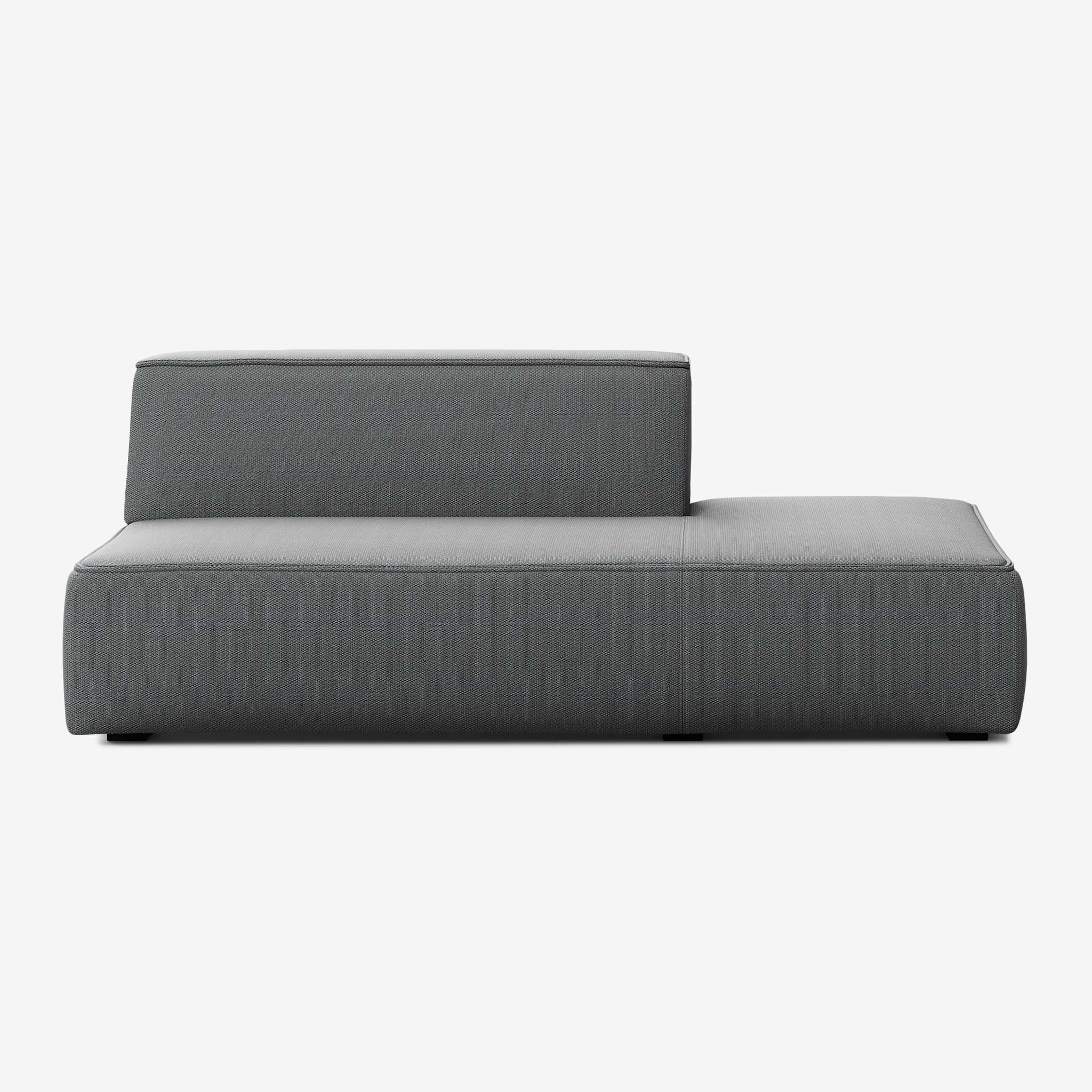 Meester Sofa Lounge Groß Loop Charcoal Rechts