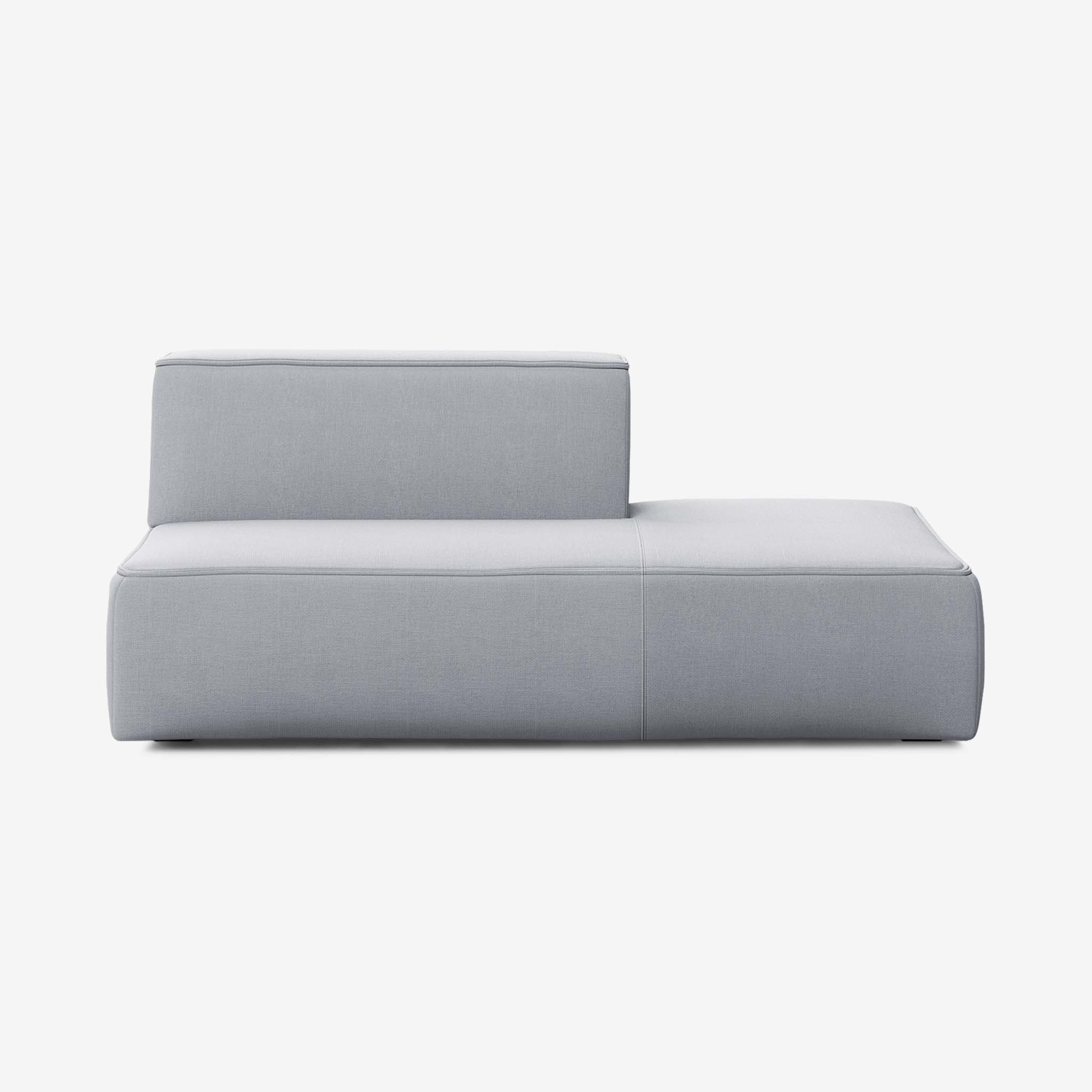 Meester Sofa Lounge Mittel Rechts Nantes Grey Chine