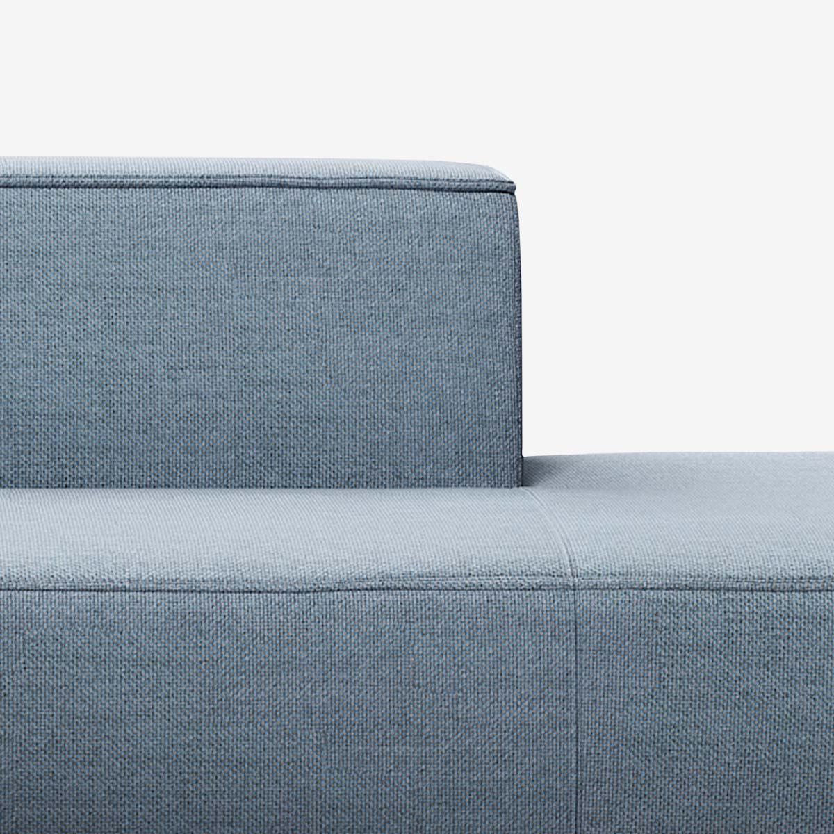 Meester Sofa Lounge rechts Nantes Carbon Sky Detail