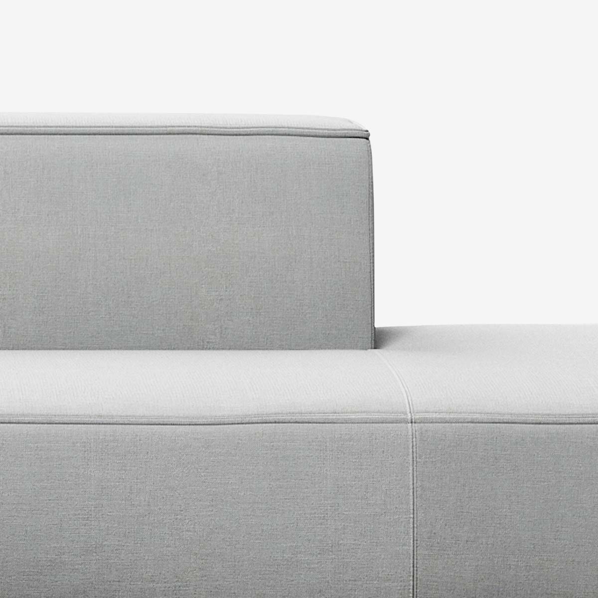 Meester Sofa Lounge rechts Nantes Grey Chine Detail