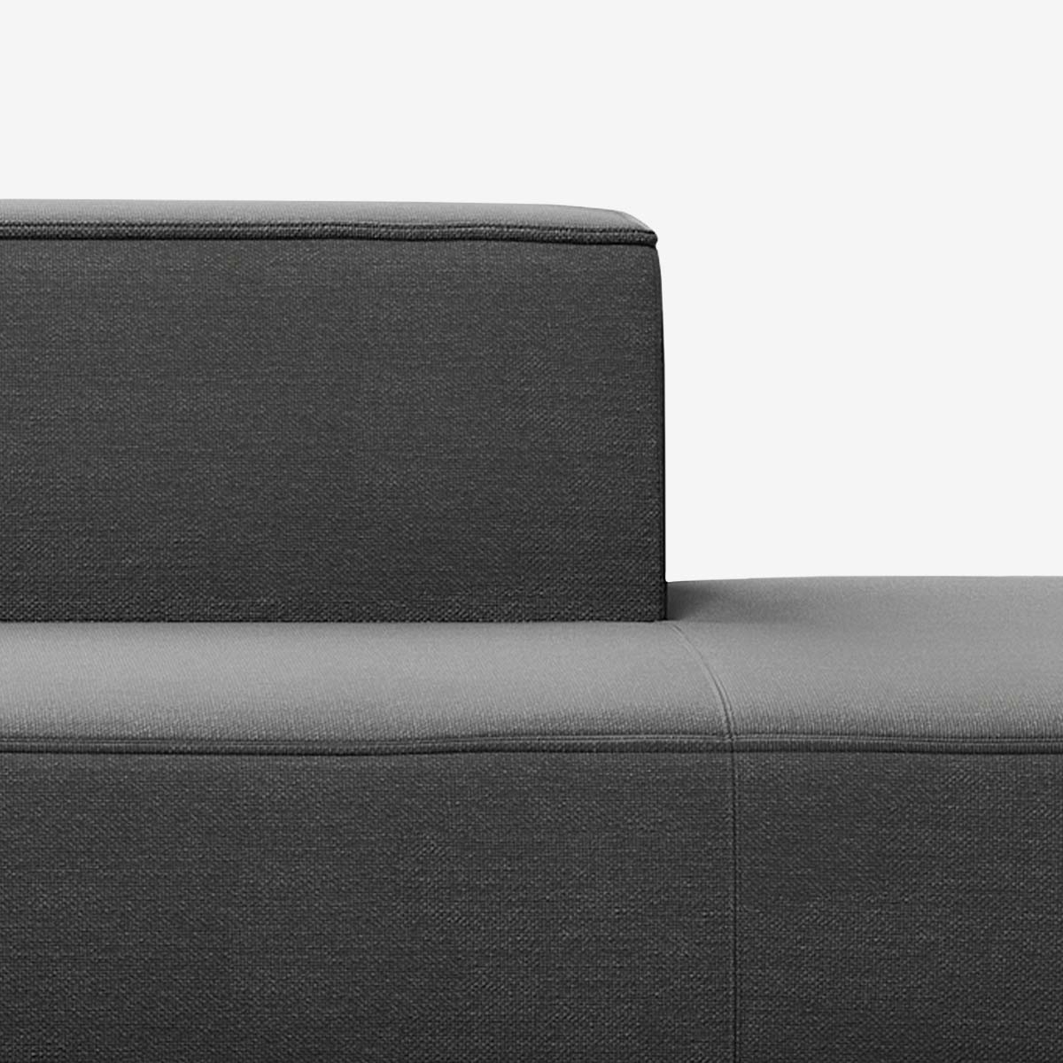 Meester Sofa Lounge rechts Nantes Sooty Detail