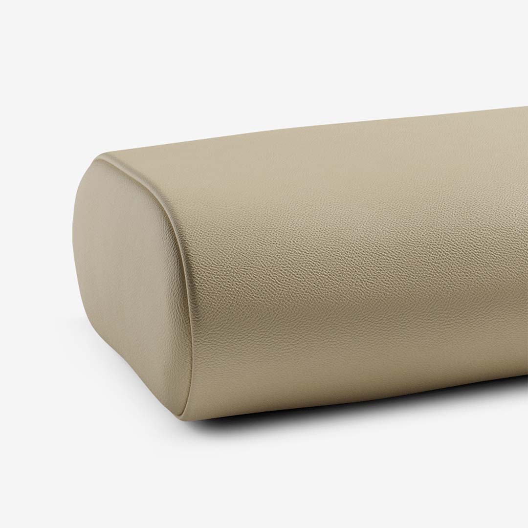 Nackenkissen Leder Ivory Detail 01