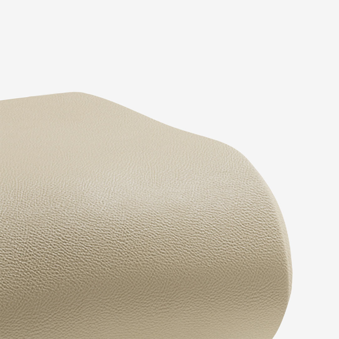 Nackenkissen Leder Ivory Detail 02