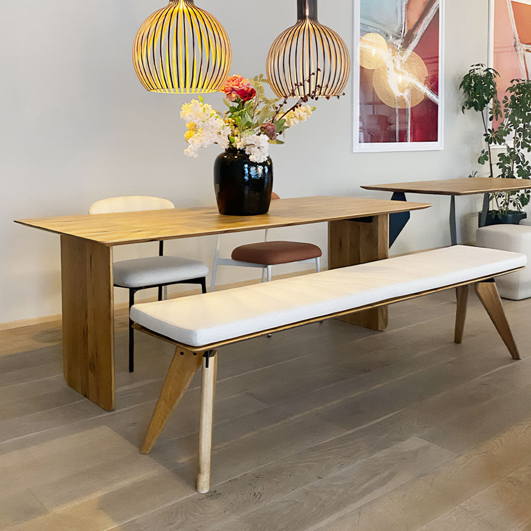 Sitzbank Hielke 200x40 cm (Natur)