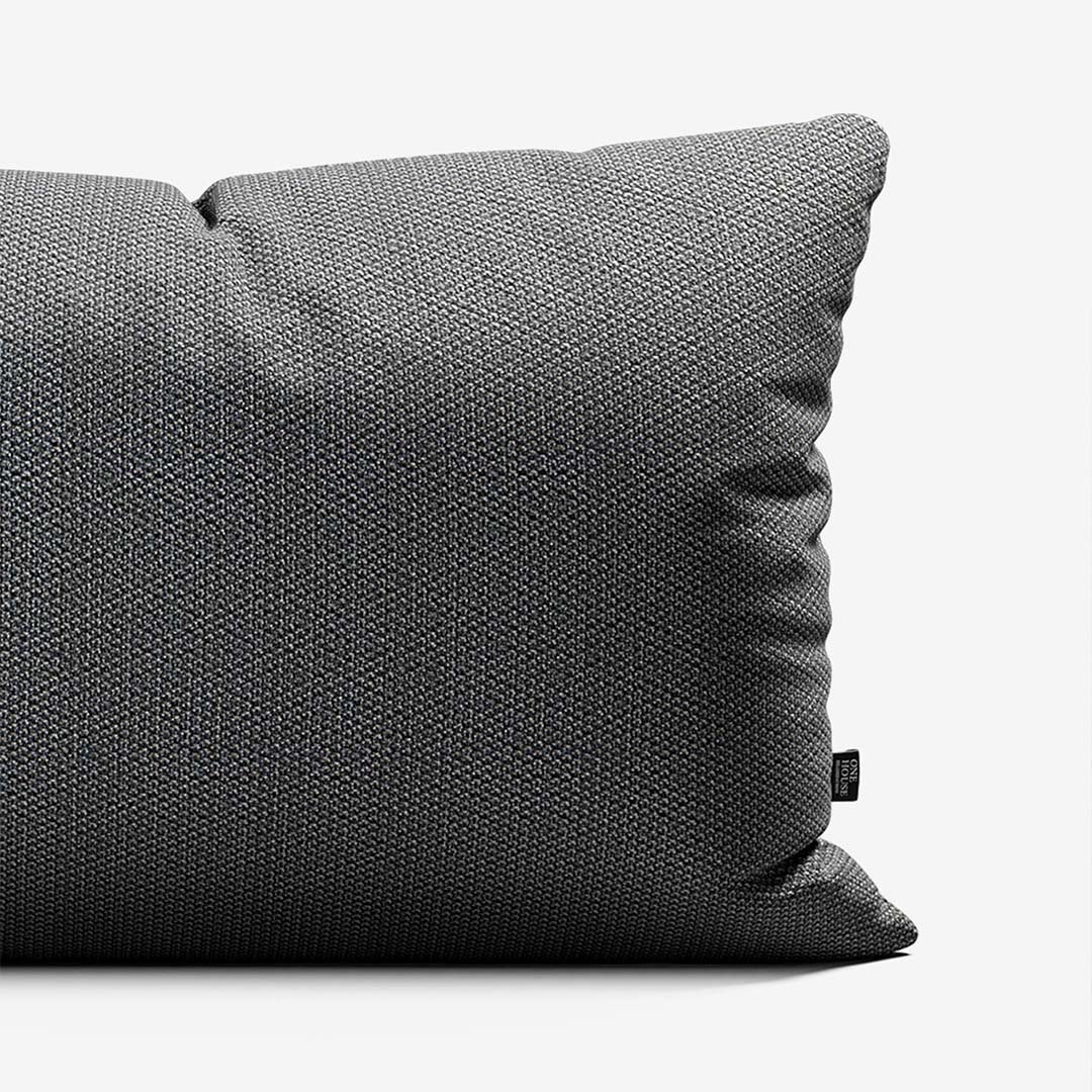 Sofa Kissen 40x60 cm Loop Charcoal Detail
