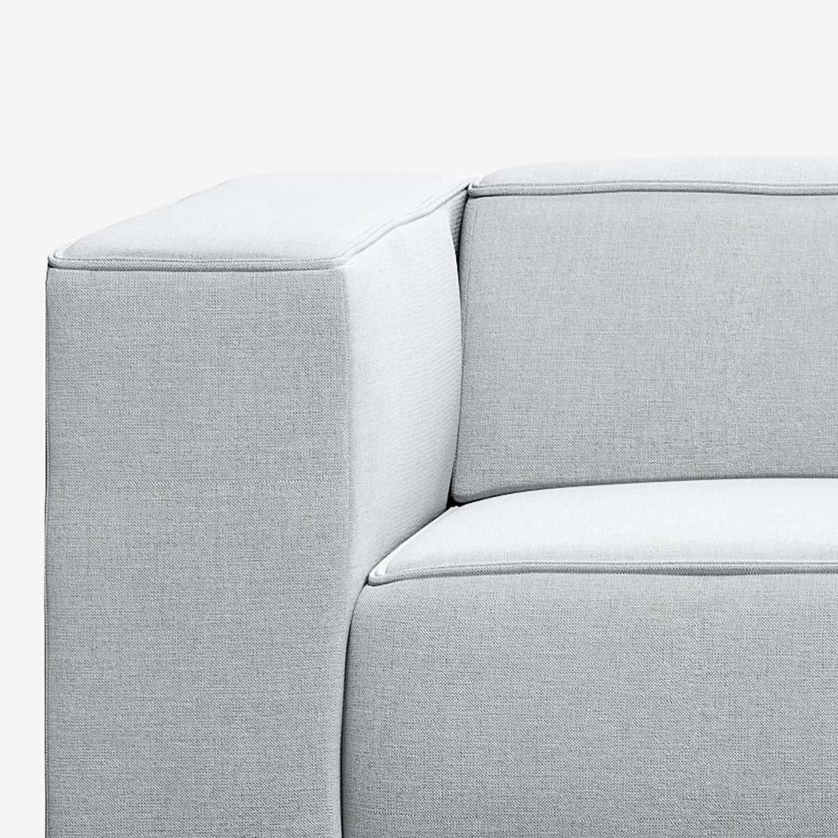 Meester Sofa Armrest Without Divan Nantes Grey Chine Detail